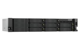 QNAP TS-855EU-8G NAS/storage server Rack (2U) Intel Atom® C5125 8GB DDR4 0 TB QuTS hero Black
