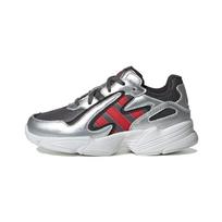 Adidas Originals Yung-96 Chasm Non-Slip Low-Top Casual Shoes Kids sneakers Silver Red White EE9302 28.5