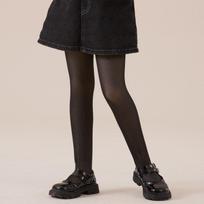 Autumn and winter children's skin-permeable socks plus velvet pantyhose thickened warm girls' leggings high-elastic all-in-one pants M(90-120cm)