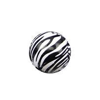 Wood Bead Smooth Surface Multicolor Spacer Workmanship School Accessories Multicolored Jewelry Supplies Multipurpose DIY Prop zebra stripe