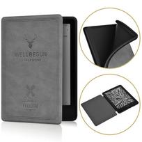 PU Odos Colorsoft Viršelis Folio Viršelis Kindle Paperwhite 2024 12-os kartos 7 colių Coffee black