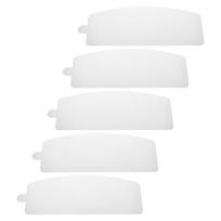 5Pcs Sandblasting Hood Lens Clear Protective Cover Replacement Visor Lens for Welding Sandblasting Equipment Grinding 40.5X14.5X0.05CM white