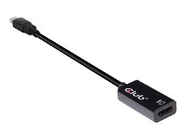 CLUB 3D CAC-1180 Mini DisplayPort 1.4 to HDMI 2.0a adapter Black