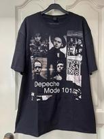Depeche Mode 101 90-ųjų Albumai Pagrindinė Juoda Unisex Marškinėliai Vyrai Moterys KH13790 L gray