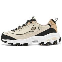 Skechers D'Lites 1.0 Low top Casual Shoes Women's Beige Black 150536-NTBK 36