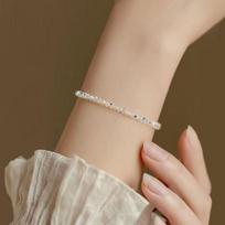 Super Flashing Ultra-Fine Crystal Bracelet Light Luxury Texture Layered Simple Female Jewelry Gifts onesize