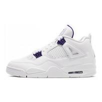 Air Jordan 4 Retro 'Purple Metallic' CT8527-115 44.5 white