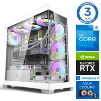 INTOP AQUA i5-14400F 16GB DDR5 1TB SSD M.2 NVME+2TB RTX5060 8GB WIN11
