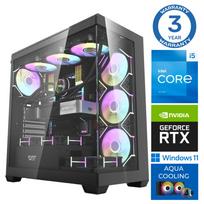 INTOP AQUA i5-14400F 64GB DDR5 1TB SSD M.2 NVME+2TB RTX5060Ti 8GB WIN11Pro