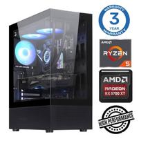 INTOP Ryzen 5 5600X 32GB 500SSD M.2 NVME+2TB RX6600 8GB no-OS