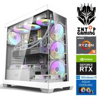 INTOP AQUA Ryzen 9 9900x 64GB DDR5 1TB SSD M.2 NVME+2TB RTX5080 16GB WIN11