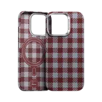 Benks Magnetic Armor Vichy Kevlar phone case for iPhone 16 Pro red