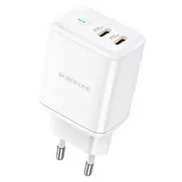Borofone BN9 Reacher travel charger | 35W | PD, QC, PPS | USB-C | white