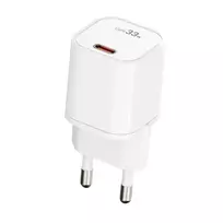 Rock T88 Sugar Cube Series travel charger | 33W | PD, QC, GaN | USB-C | white