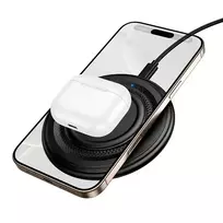 Borofone BQ40 Crown wireless charger | Qi | 15W | black