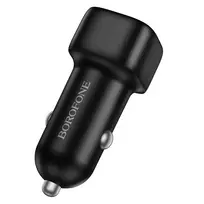 Borofone BZ34B Cloud Car charger | 20W | PD, QC | USB-A, USB-C | black