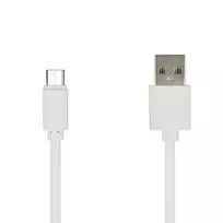 Toptel data transfer and charging cable | USB-A to Micro USB | white