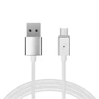 Toptel Magnetic Type 1 data transfer and charging cable | USB-A to Micro USB | 1m | silver