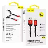 Blavec Raptor CRA-UL2BR30 data transfer and charging cable | USB-A to Lightning | 10W | 3m | black, red