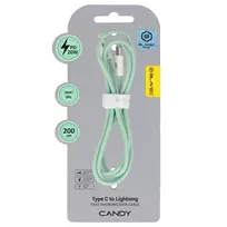 Blavec CCA-CL24GN20 data transfer and charging cable | USB-C to Lightning | PD | 20W | 2m | green