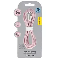 Blavec CCA-CL24P30 data transfer and charging cable | USB-C to Lightning | PD | 20W | 3m | pink