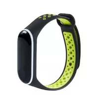 Fusion Accessories Dots smartwatch strap for Xiaomi Mi Band 3/4 | green