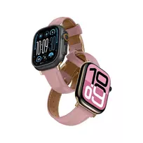 AmazingThing smartwatch strap for Apple Watch (45/46/49 mm) | Leather | pink