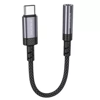 Borofone Adapter BV24 Graceful - Type C to 3.5mm jack - grey