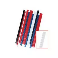 FELLOWES Plastic binding spirals, 12mm, 100 pcs/pack, white