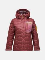 Peak Performance Kurtka damska puchowa PEAK PERFORMANCE W Helium Aop Utility Down Hood kolor multikolor - XL