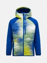 Peak Performance Kurtka puchowa męska PEAK PERFORMANCE M Helium Aop Down Hybrid Hood kolor multikolor - S