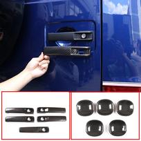 Automobilio išorinių durelių rankena papuošti durų dubens apsaugos apdailos dangtelį, skirtą Mercedes-Benz G Class W463 W464 G65 G350 - Auto Style 2 black