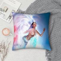 Singer K-Katy P-Perry bandaids Hot Album Pillow Case Square Double-Sided Printing Short Plush Sofa Cushion Cover Bedroom Pillow 12x12Inch