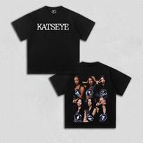 KATSEYE Fashion Poster Funny Graphic Print Tshirts Men Women Casual Cotton Oneck Tees Oversized Harajuku Streetwear Wind Tops S