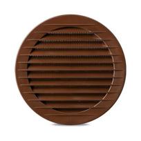 Round Grille With Mesh Fi 150 Brown - Rx 02-153