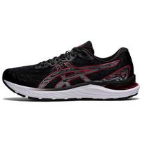 ASICS GEL-CUMULUS 23 Vyriški Juodi Elektros Raudonumo Bėgimo Bateliai 1011B012-017 EU 46 gray