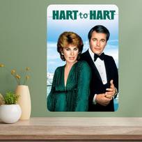 Hart į klasikinę TV laidą Metalinis plakatas 20x30cm（7.8x11.8inch） white