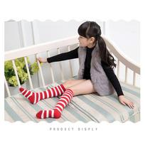 Kids Knee High Socks Cotton Halloween Long Tube Girls Knee Socks Stripes Old School Harajuku Socks Boys Girls Striped Color Xmas One Size violetinė