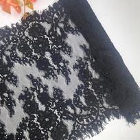 3M/Lot Eyelash Lace Trim White DIY Lace Fabric Wedding Dress Lace