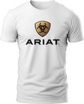 Ariat International Logo Juokingi marškinėliai S-4XL PAGAMINTA JAV Unisex marškinėliai XXXL white