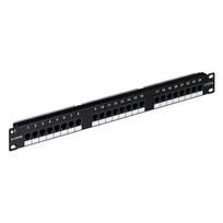 Patchpanel UTP cat.6 19 colių 1U 24xRJ45 LSA, SRRQLCPK_U6_1