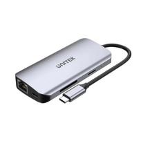 UNITEK ACTIVE HUB USB-C 2X HDMI 4K, RJ45, PD 100W, USHUNID1122A01
