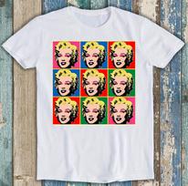 Marilyn Monroe Collage Pop Art Selfie Cult Movie Gift Tee T Shirt M1411 3XL