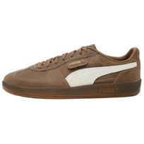 Puma Palermo Aged Comfortable Low-Top Sneakers Unisex Sneakers Brown White 402854-02 37.5