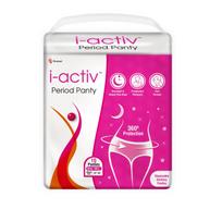 i-activ Menstruacinės kelnaitės mergaitėms ir moterims M-L 10 vnt., 1 pakuotė Vienkartinės Stipraus kraujavimo Apsauga po gimdymo Liemens apimtis - 24  iki 39 pink