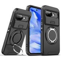 Matte Case for Google Pixel 10 Pro XL 5G 9 9A 8A 8 7 Pixel10 Pixel9 Pixel8 Pixel9a Pixel 9 Pro XL Magnetic Holder Ring Cover Google Pixel 9a juoda