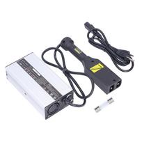 Club Car Battery Charger 36V 5A Silver Shell Aluminium   60HZ Replacement for Taylor Dunn black