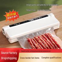 Automatic Vacuum Sealer Machine for Fresh Food Preservation Sealer + 40 Bags white