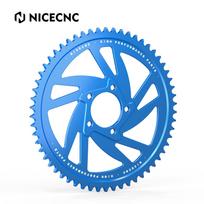 NICECNC For Surron light bee X Aluminum 58T Rear Sprocket For SUR-RON light bee S L1E For Segway X160 X260 Electric Dirt Bike mėlyna