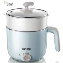 Bear Multi-Function Electric Hot Pot & Cooker with Steamer CN plug (adapter included) white